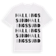 Hallingssund ordlek t-shirt