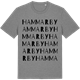 Mid Heather Gray t-shirt med Hammarby ordlek t-shirt
