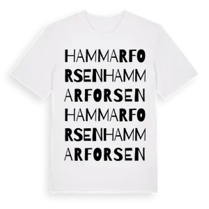 Hammarforsen ordlek t-shirt – ekologisk bomull t-shirt från Pinshirt
