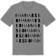 Mid Heather Gray t-shirt med Hammarsbo ordlek t-shirt