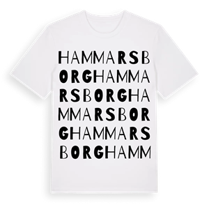 Hammarsborg ordlek t-shirt – ekologisk bomull t-shirt från Pinshirt