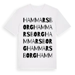 Hammarsborg ordlek t-shirt – ekologisk bomull t-shirt från Pinshirt