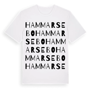 Hammarsebo ordlek t-shirt – ekologisk bomull t-shirt från Pinshirt