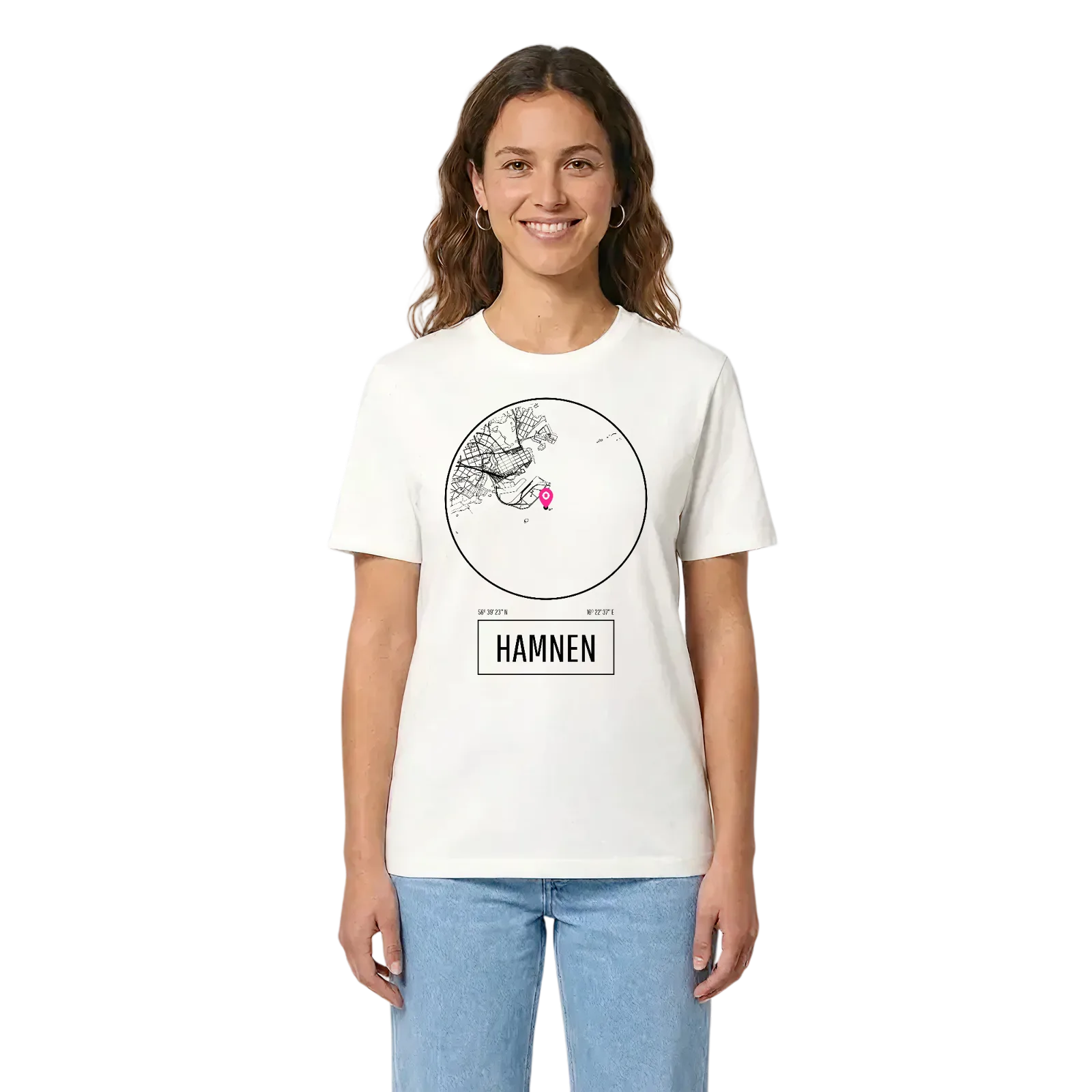 Hamnen t-shirt – White, i miljö