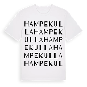Hampekulla ordlek t-shirt – ekologisk bomull t-shirt från Pinshirt