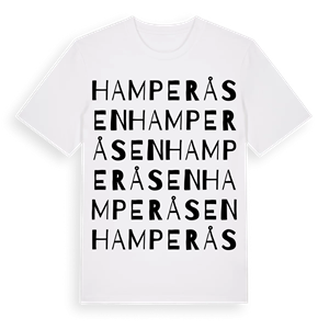 Hamperåsen ordlek t-shirt – ekologisk bomull t-shirt från Pinshirt