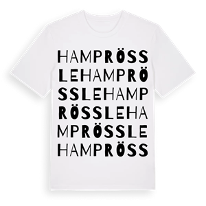 Hamprössle ordlek t-shirt – ekologisk bomull t-shirt från Pinshirt