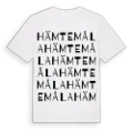 Hämtemåla ordlek t-shirt