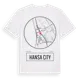 White t-shirt med Hansa City t-shirt