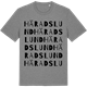 Mid Heather Gray t-shirt med Häradslund ordlek t-shirt