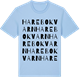 Blue Soul t-shirt med Harebokvarn ordlek t-shirt