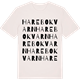 Vintage White t-shirt med Harebokvarn ordlek t-shirt
