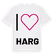 Jag älskar Harg t-shirt stort tryck