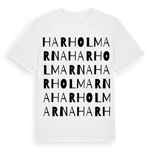 Harholmarna ordlek t-shirt – ekologisk bomull t-shirt från Pinshirt