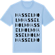 Blue Soul t-shirt med Hasselholm ordlek t-shirt