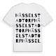 Hässelstadtorp ordlek t-shirt