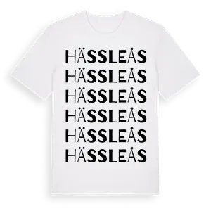 Hässleås ordlek t-shirt – ekologisk bomull t-shirt från Pinshirt