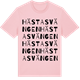 Pink Cotton t-shirt med Hästasvängen ordlek t-shirt