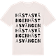 Vintage White t-shirt med Hästasvängen ordlek t-shirt