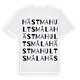 Hästmahultsmåla ordlek t-shirt