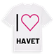 Jag älskar Havet t-shirt stort tryck