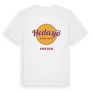Hedasjö cirkel t-shirt – ekologisk bomull t-shirt från Pinshirt