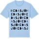 Blue Soul t-shirt med Hedasjö ordlek t-shirt