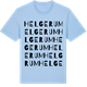 Blue Soul t-shirt med Helgerum ordlek t-shirt