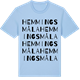 Blue Soul t-shirt med Hemmingsmåla ordlek t-shirt