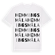 Hemmingsmåla ordlek t-shirt