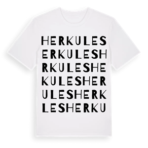 Herkules ordlek t-shirt – ekologisk bomull t-shirt från Pinshirt