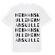Hermanskulle ordlek t-shirt