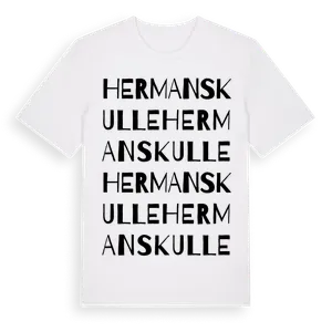 Hermanskulle ordlek t-shirt – ekologisk bomull t-shirt från Pinshirt