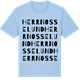 Blue Soul t-shirt med Herrnosselund ordlek t-shirt