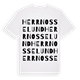 Herrnosselund ordlek t-shirt