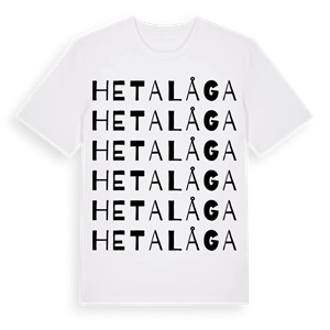 Hetalåga ordlek t-shirt – ekologisk bomull t-shirt från Pinshirt
