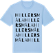 Blue Soul t-shirt med Hillersmåla ordlek t-shirt