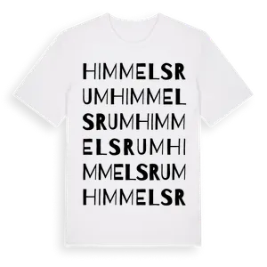 Himmelsrum ordlek t-shirt – ekologisk bomull t-shirt från Pinshirt