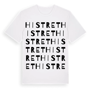 Histret ordlek t-shirt – ekologisk bomull t-shirt från Pinshirt