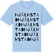 Blue Soul t-shirt med Hjälmstad ordlek t-shirt