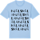 Blue Soul t-shirt med Hjälsmåla ordlek t-shirt
