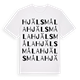Hjälsmåla ordlek t-shirt