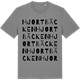 Mid Heather Gray t-shirt med Hjortbäcken ordlek t-shirt