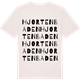 Vintage White t-shirt med Hjortenbaden ordlek t-shirt