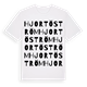 Hjortöström ordlek t-shirt