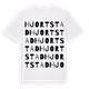 Hjortstad ordlek t-shirt