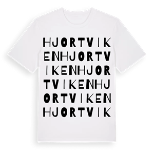 Hjortviken ordlek t-shirt – ekologisk bomull t-shirt från Pinshirt