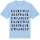 Blue Soul t-shirt med Hjulby ordlek t-shirt