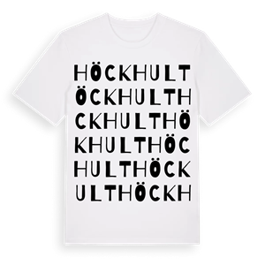 Höckhult ordlek t-shirt – ekologisk bomull t-shirt från Pinshirt