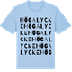 Blue Soul t-shirt med Högalycke ordlek t-shirt